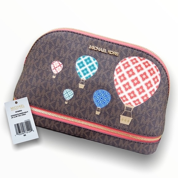Michael Kors Handbags - 🎋CUTE & FUN MK Istanbul LG Cosmetic / Travel Dome